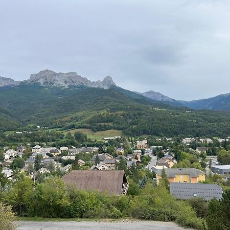 Terrasse Adroit T2 Barcelonnette - Wi-Fi Gratuit - 7 Couchages Lejlighed Eksteriør billede